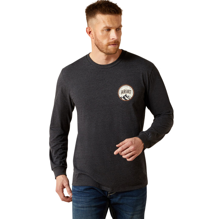 Ariat Mens Heather Grey Circle A T-Shirt