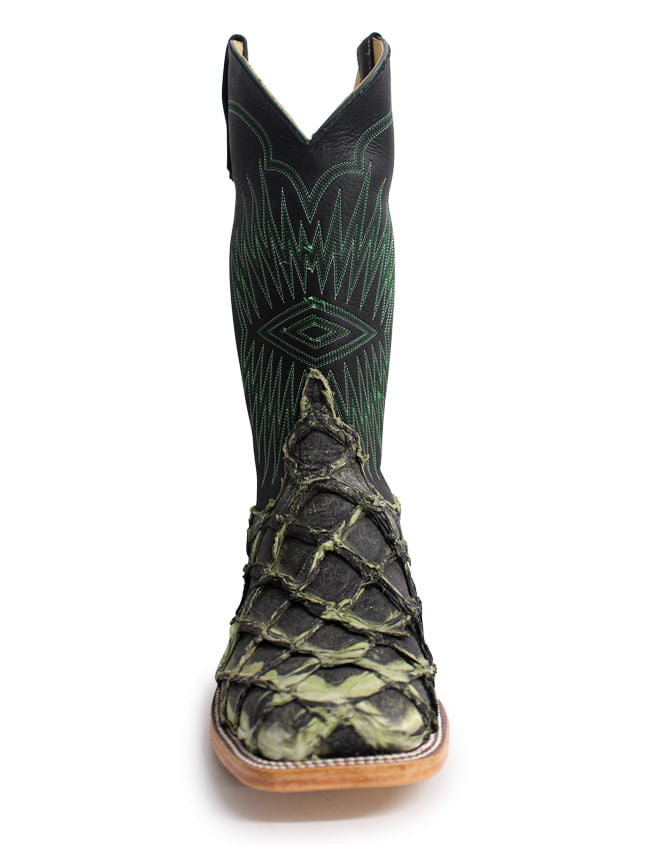Anderson Bean Mens Military Green Big Bass Boots