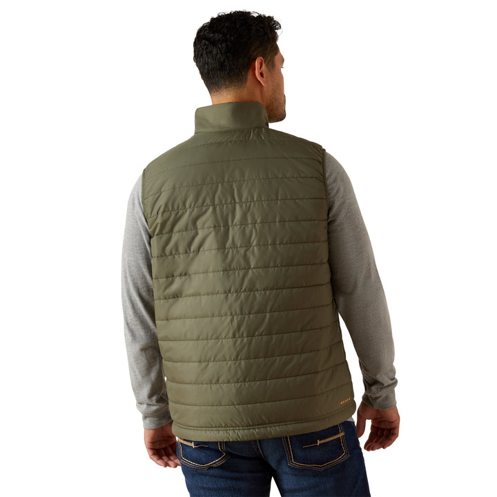 Ariat Mens Sage Green Rebar Cordura Ripstop Lightweight Insulated Vest