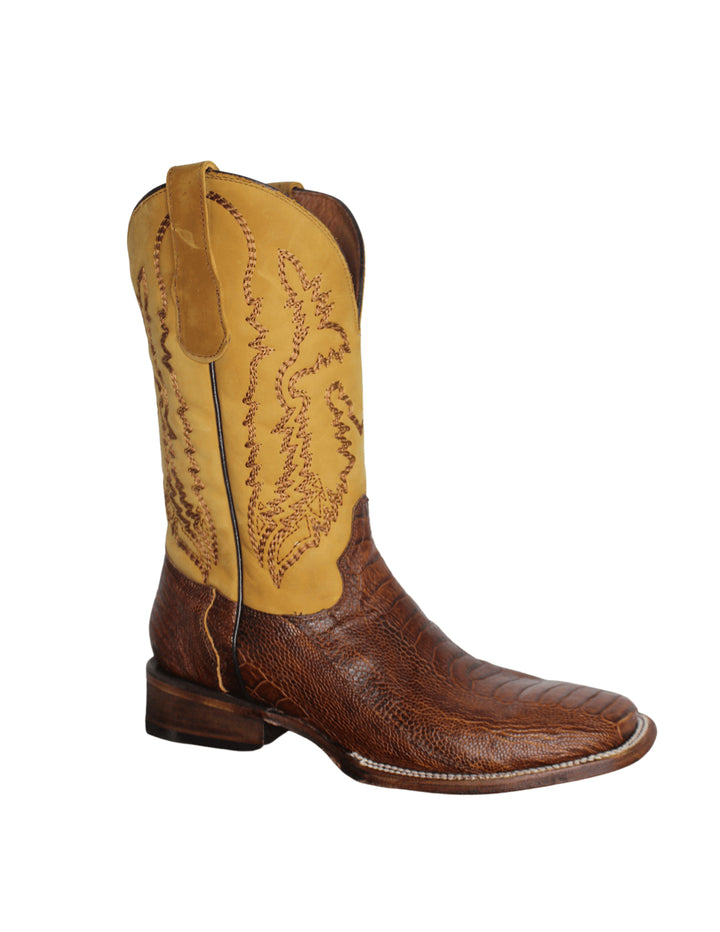 Corral Mens Brass Ostrich Leg Boots