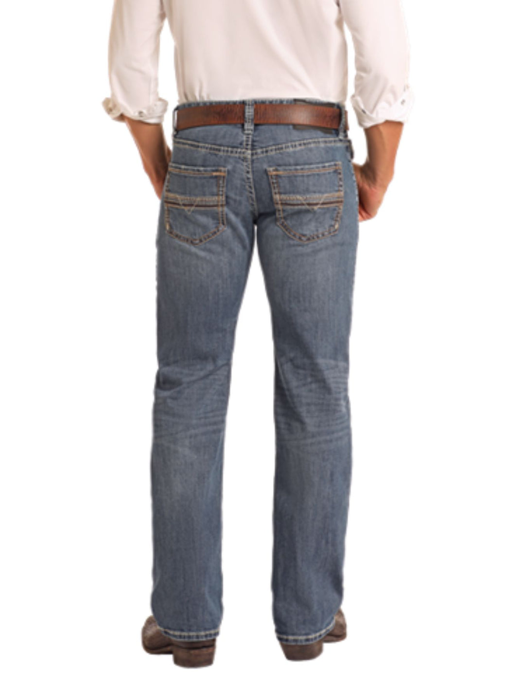 Panhandle Mens Medium Vintage Pistol Straight Leg Jeans – Texas Boot ...