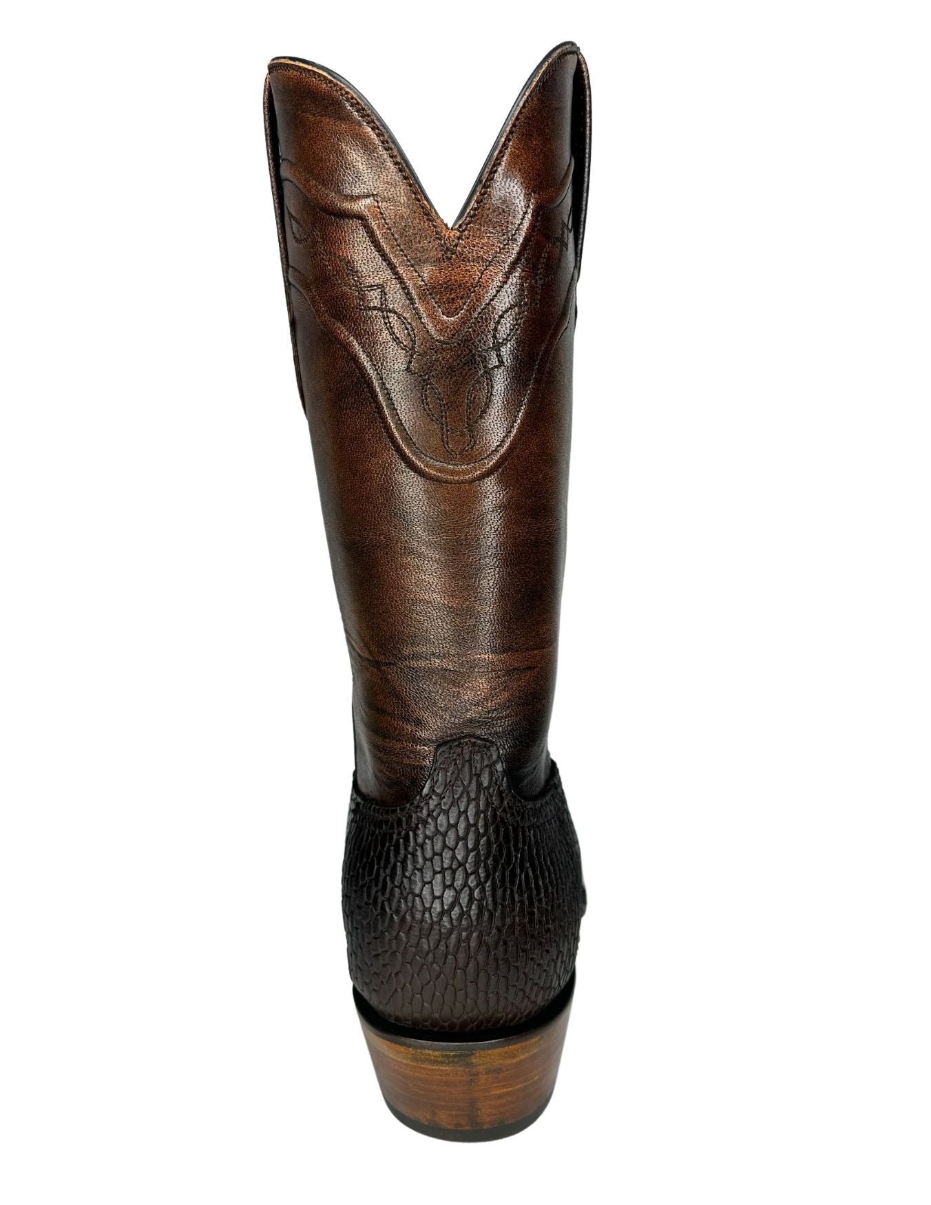 Black Jack Mens Chocolate Beaver Tail Boots – Texas Boot Company