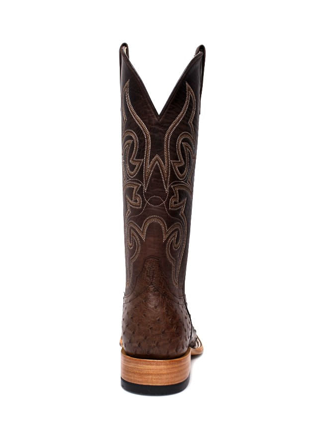 Horse Power Mens Kango Tobacco Full Quill Ostrich Boots