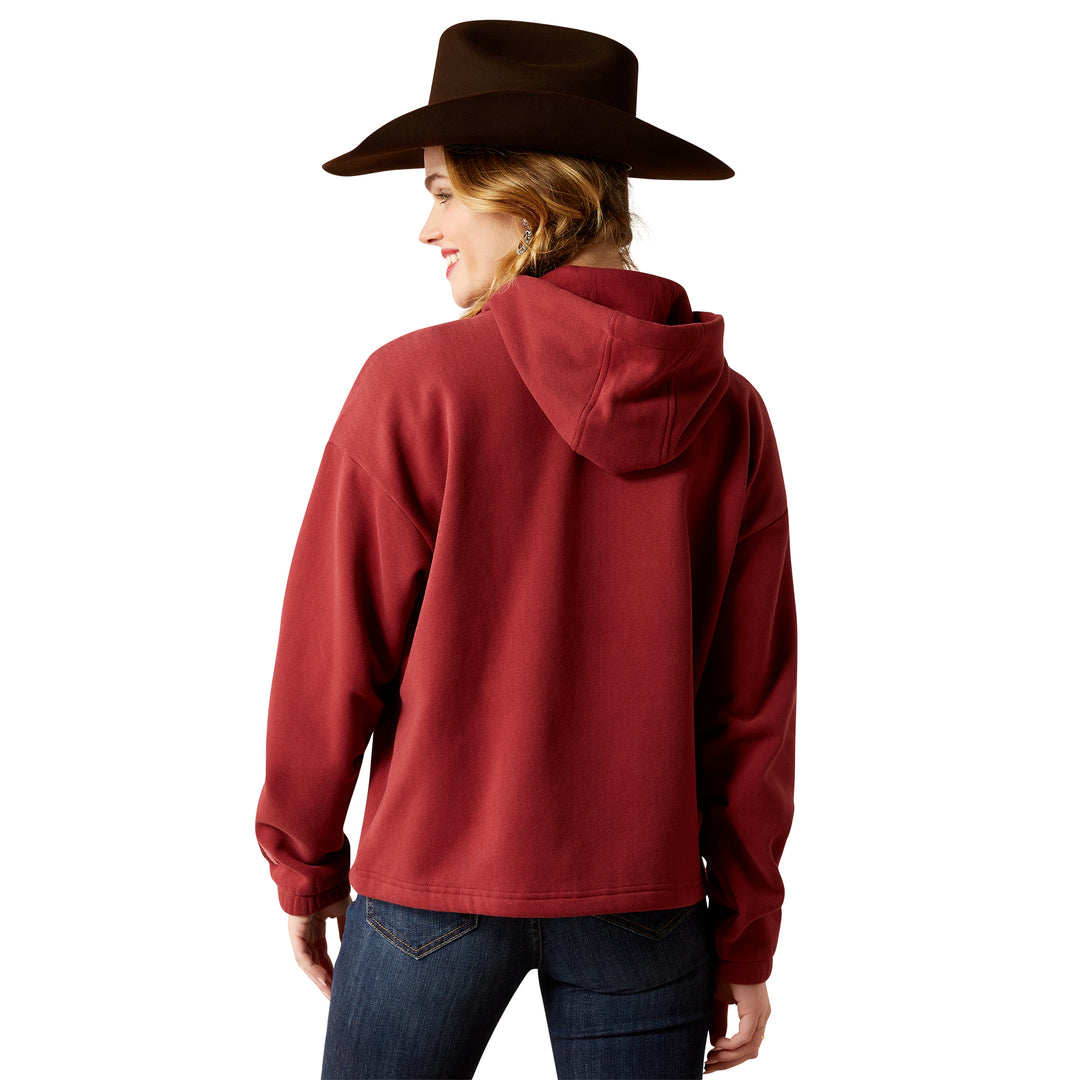 Ariat Womens Burnt Russet Essential Logo Hoodie