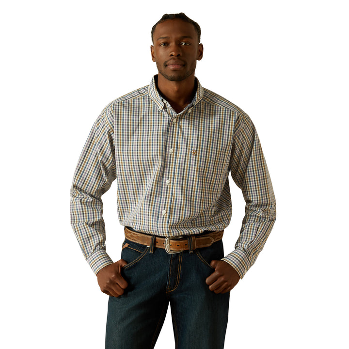 Ariat Mens Dusty Purple Long Sleeve Shirt