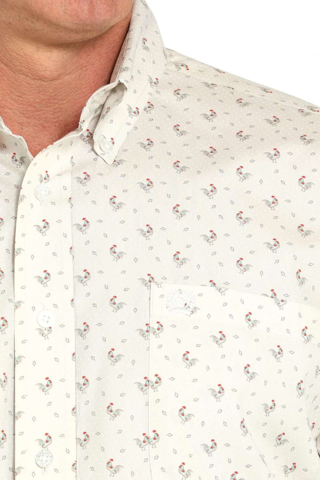 Cinch Mens Rooster Long Sleeve Shirt