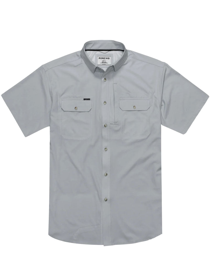 Poncho Mens The Grey Fox Short Sleeve Shirt