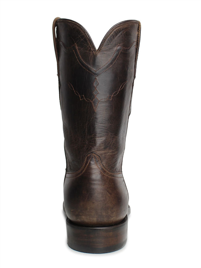 Black Jack Mens Chocolate Mad Dog Goat Roper Boots – Texas Boot