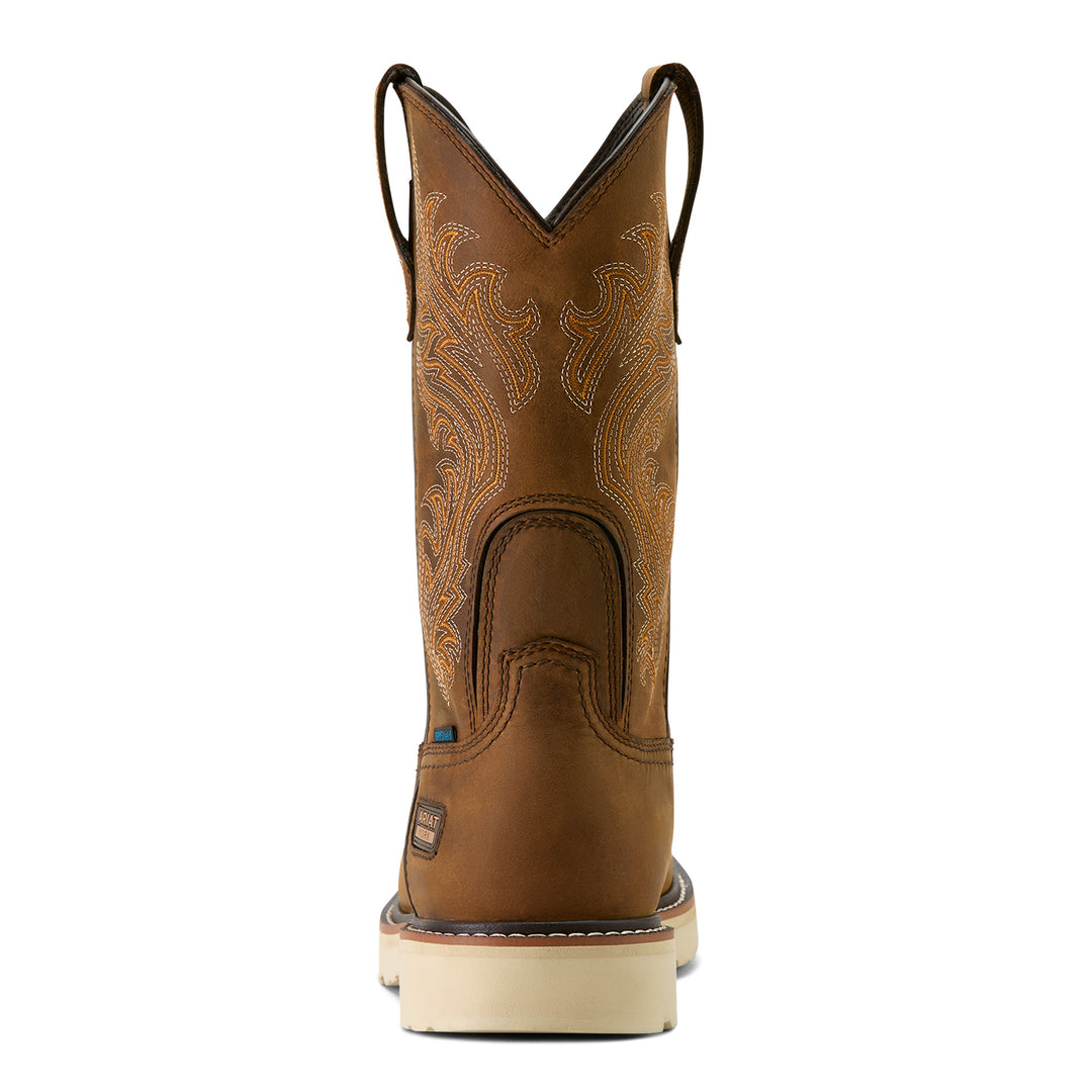 Ariat Mens Activator Argo Waterproof Round Toe Work Boots