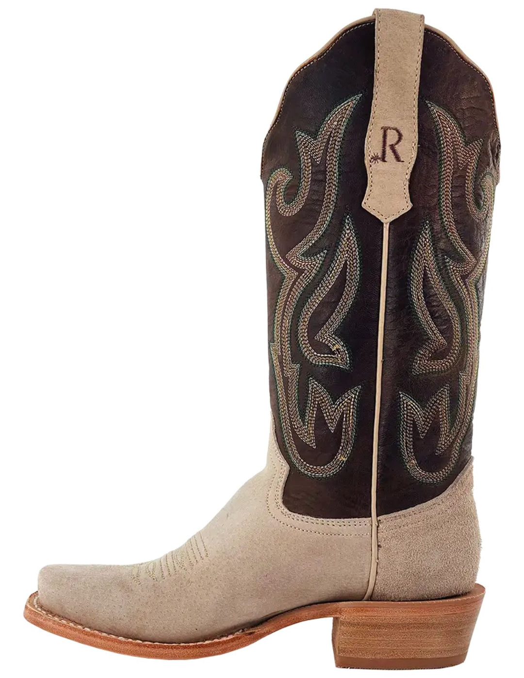 R, Watson Womens Bone Boar Narrow Square Toe Boots