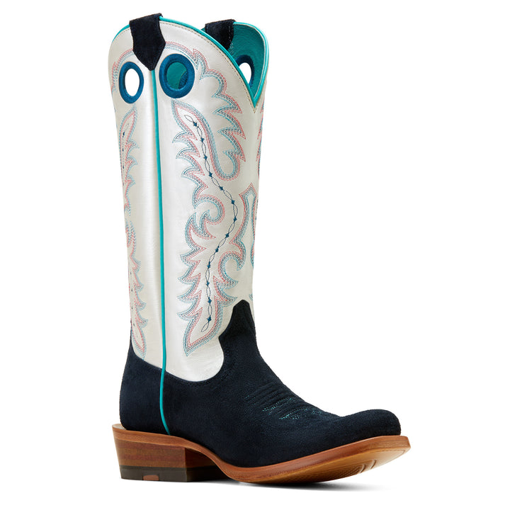 Ariat Womens Polo Blue Roughout Frontier Western Boot