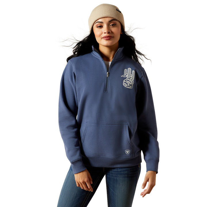 Ariat Womens Vintage Quarry 1/2 Zip Sweatshirt