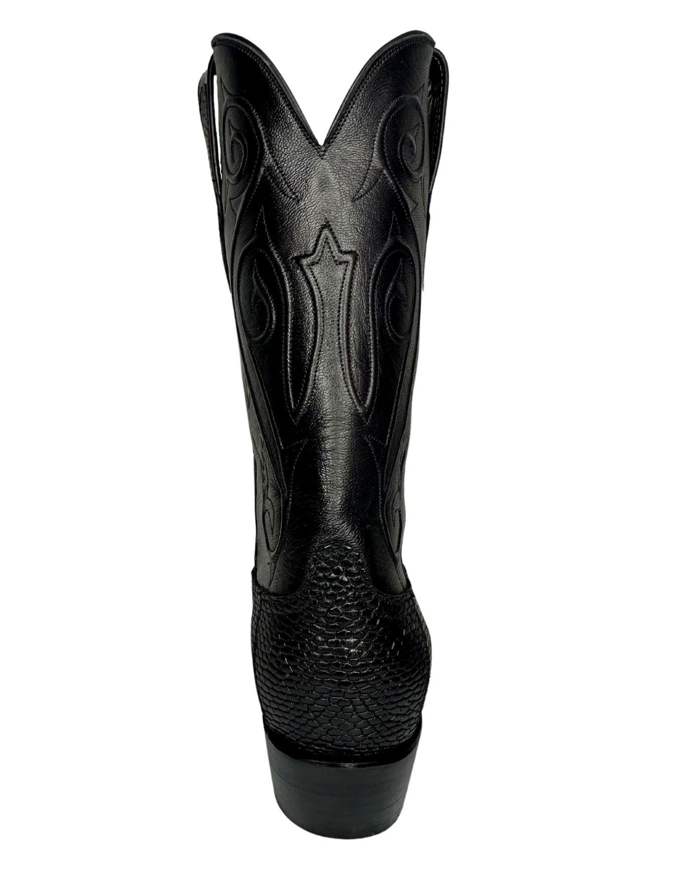 Black Jack Mens Black Beaver Tail Boots – Texas Boot Company