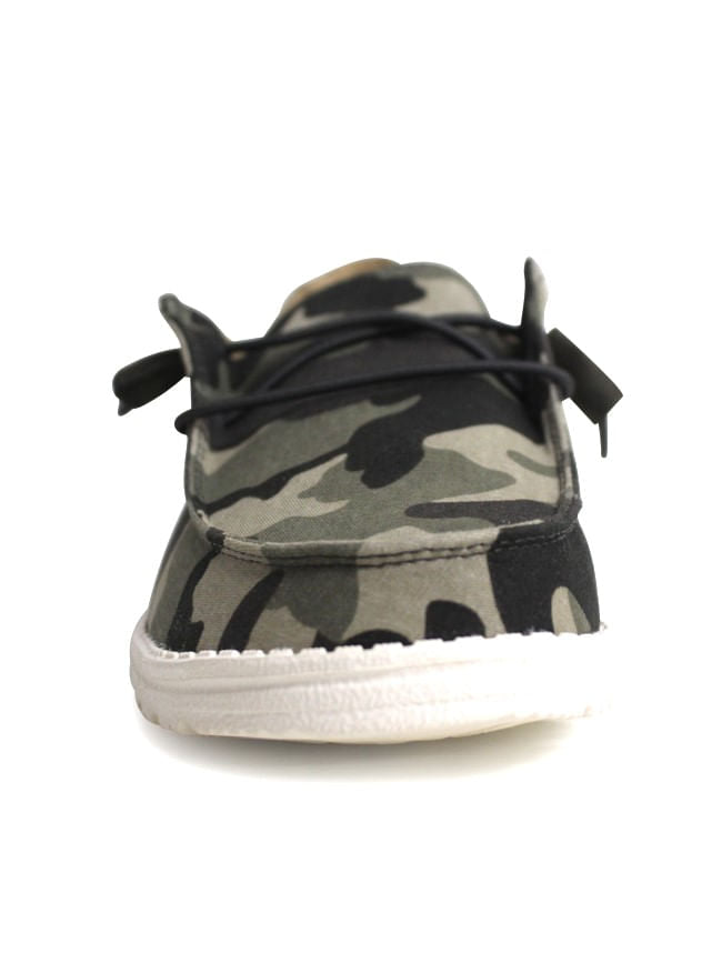 Hey Dude Ladies Wendy Camo Casual Shoes