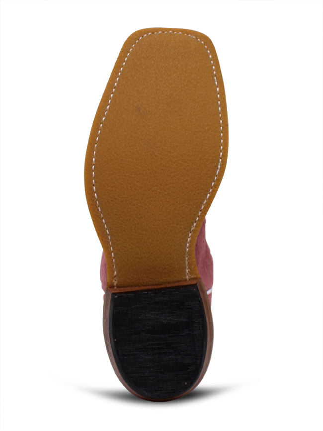 Fenoglio Womens Pink Emerald  Roughout Boots