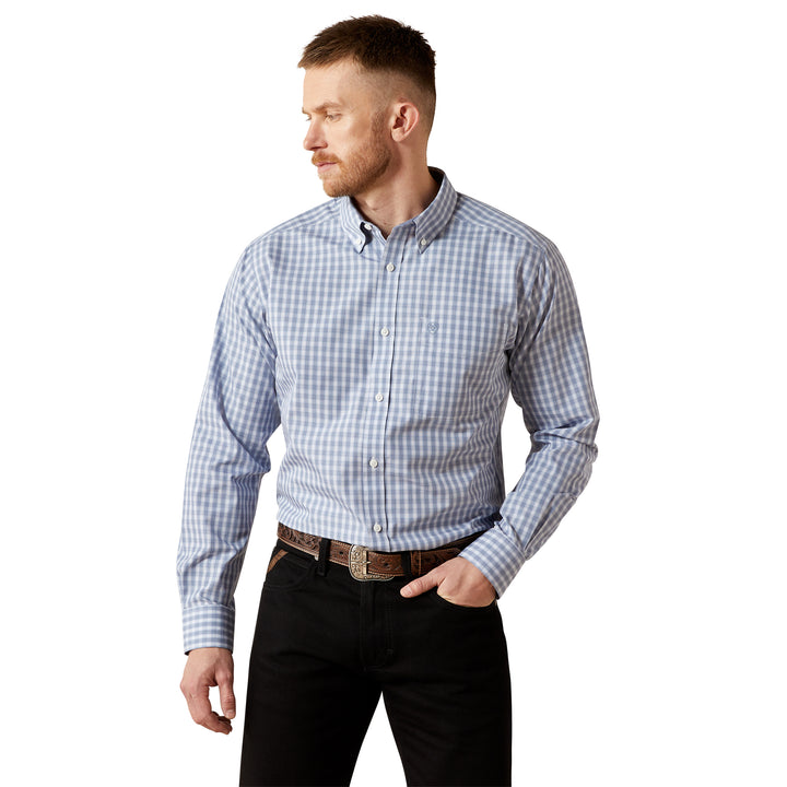 Ariat Mens Wrinkle Free Brett Fitted Shirt