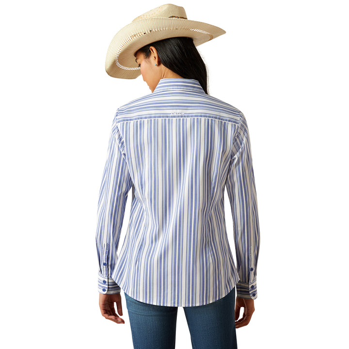 Ariat Womens Cobalt Stripe Kirby Shirt