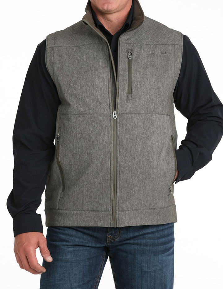 Cinch Mens Olive Bonded Conceal Carry Vest