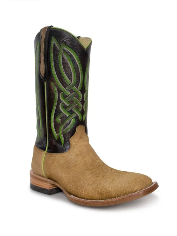 Mens Capitan Cimarron Honey Hippo Cowboy Boots