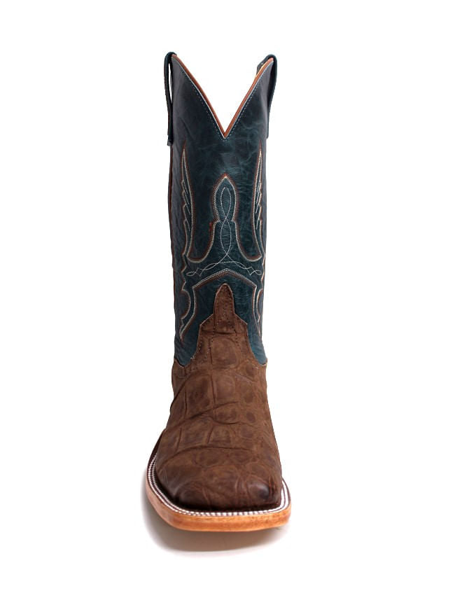 Anderson Bean Mens Chocolate Giant Alligator Boots