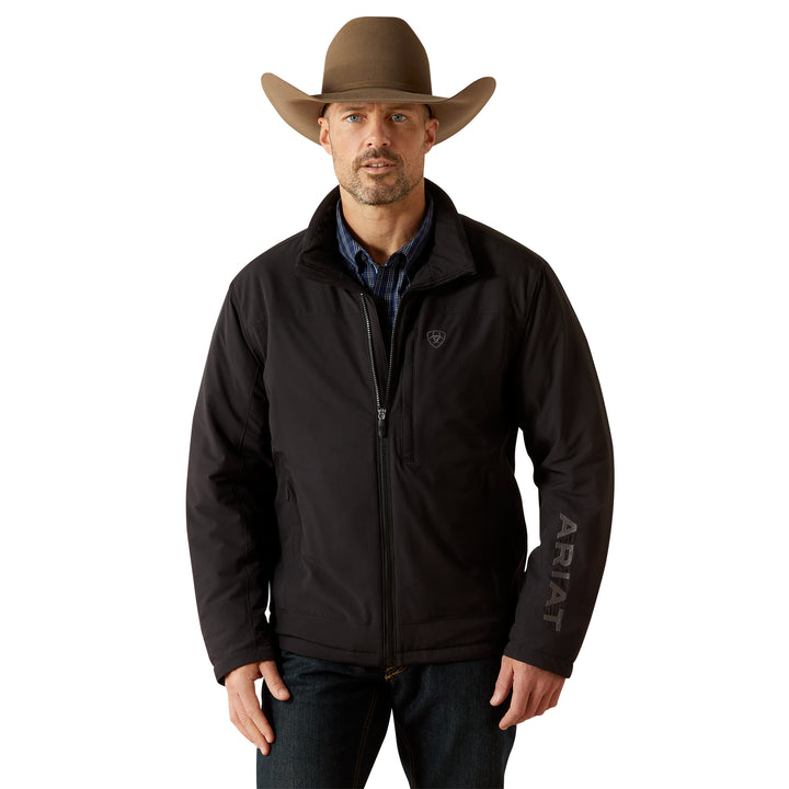 Ariat Mens Black Pioneer Stretchshell Jacket