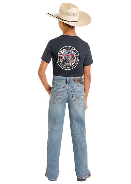 Panhandle Boys Medium Vintage Bootcut Jeans