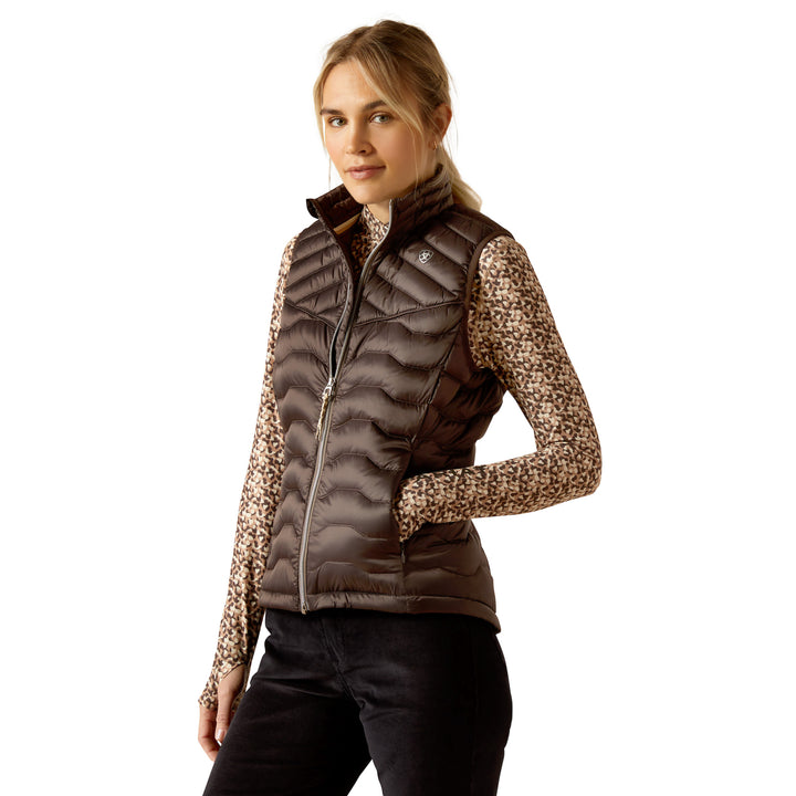 Ariat Womens Dark Brown Ideal Down Vest