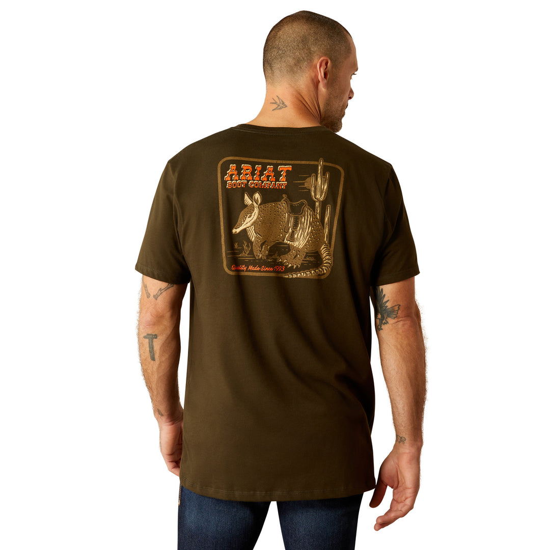 Ariat Mens Armadillo on a Half Shell T-Shirt Armadillo T-Shirt