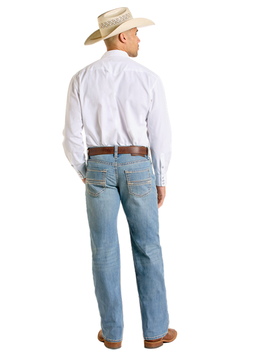 Panhandle Mens Medium Vintage Straight Leg Jeans