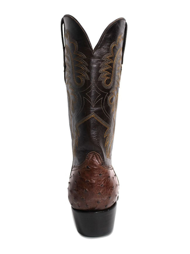 Black Jack Mens Kango Tobacco Full Quill Ostrich Boots