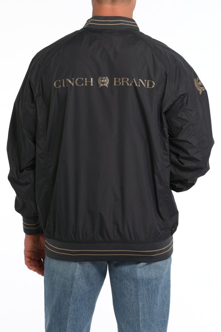 Cinch Mens Charcoal Vintage Nylon Pullover