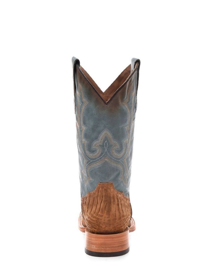 Corral Mens Saddle Blue Alligator Boots