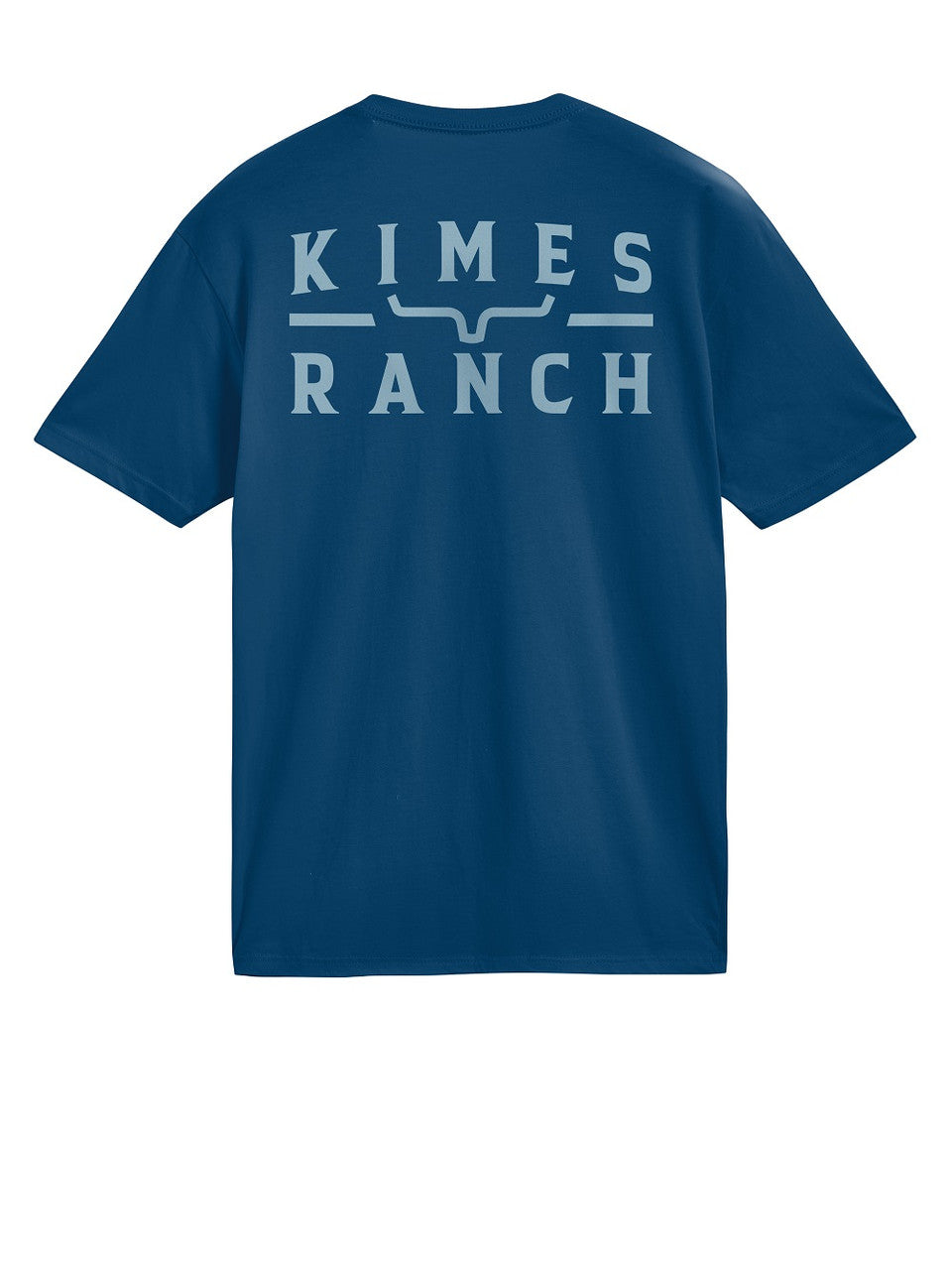 Kimes Ranch Mens Blue Back Branded T-Shirt