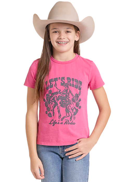 Panhandle Girls Hot Pink Graphic Tee