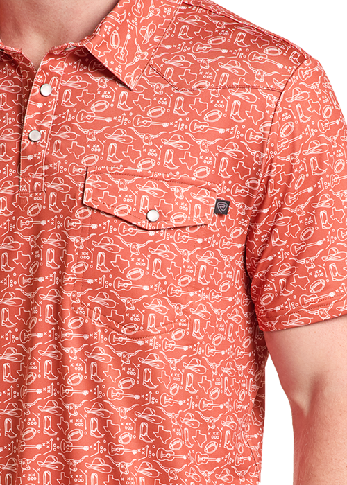 Panhandle Mens College Game Day Polo