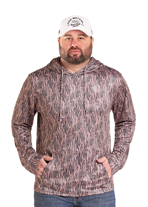 Panhandle Mens Koe Taupe Printed Pullover
