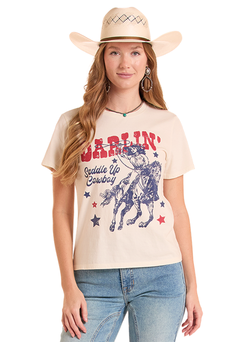 Panhandle Womens Saddle Up Graphic Tee