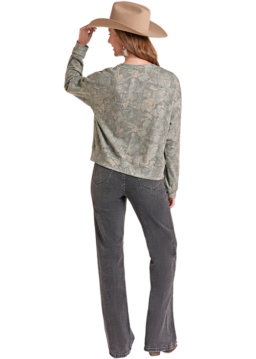 Panhandle Womens Tree Camo Sweatshirt
