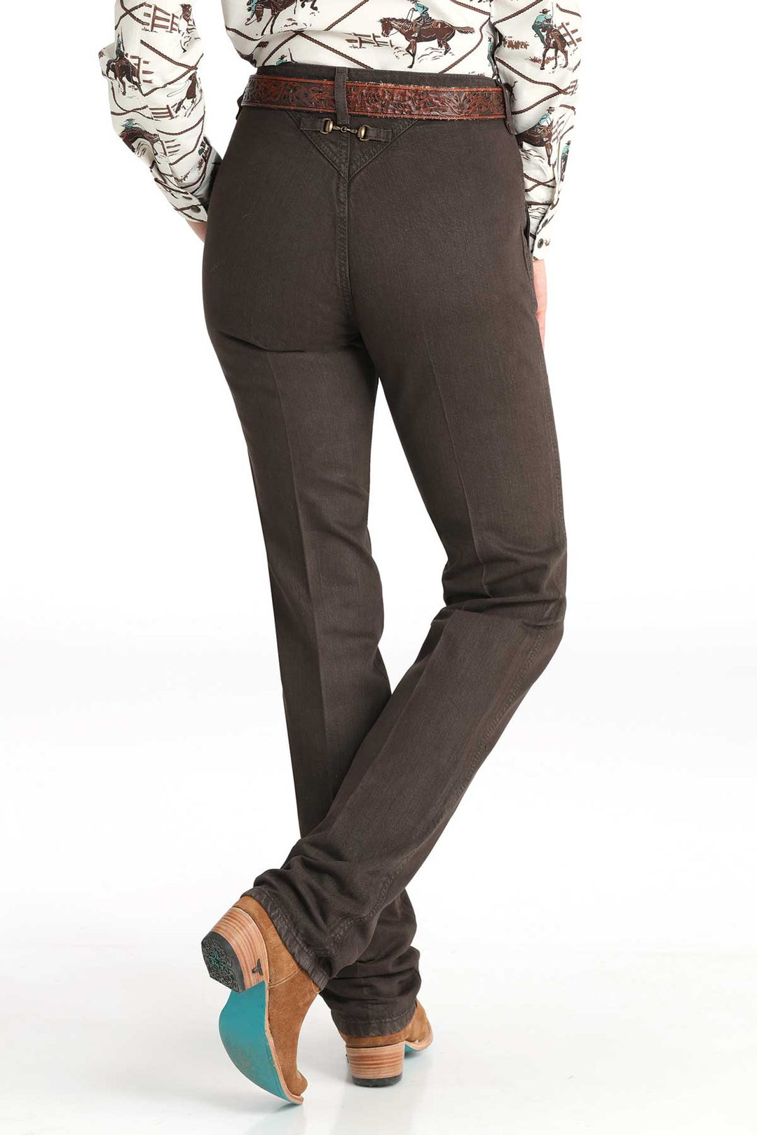 Cinch Womens Quinn Tapered Brown Jeans