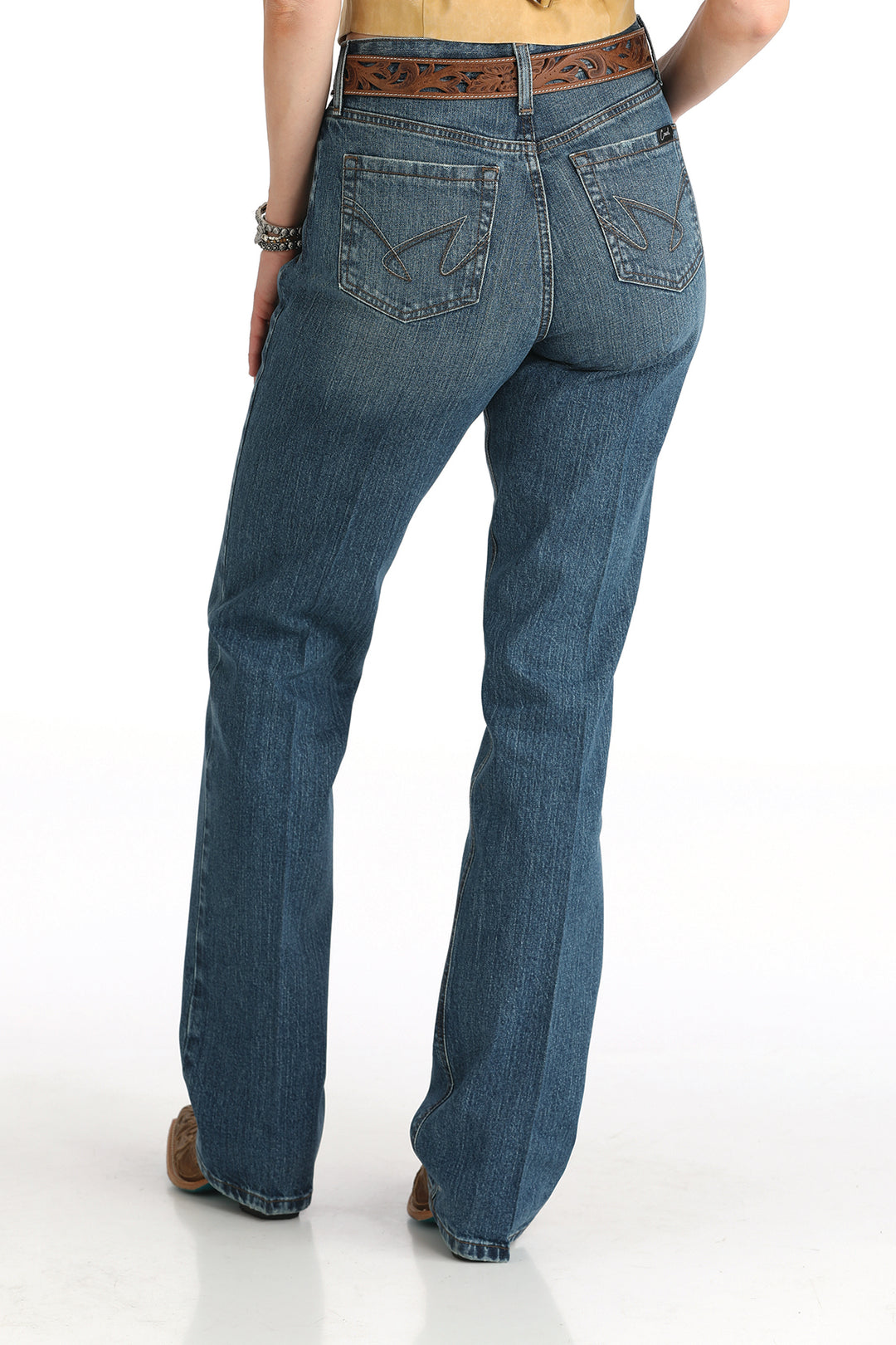 Cinch Womens Quinn Medium Stone Straight Leg Jeans