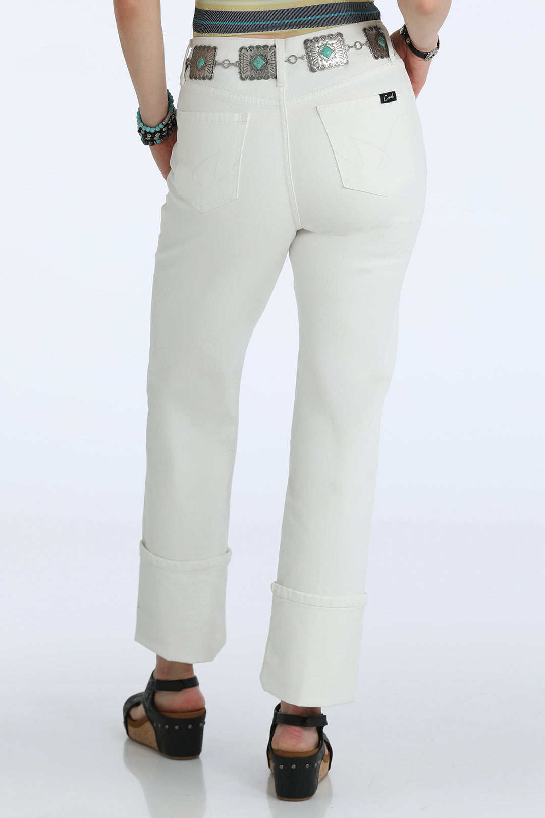 Cinch Womens Quinn White Jeans