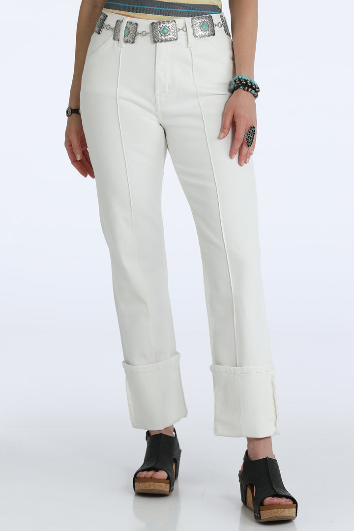 Cinch Womens Quinn White Jeans