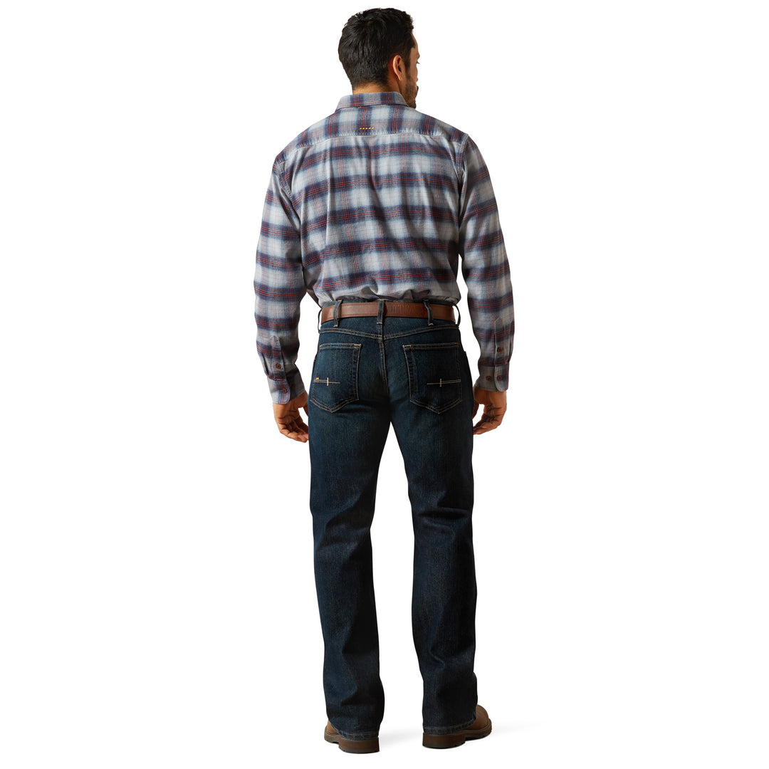 Ariat Mens Rebar M5 Straight DuraStretch Edge Stackable Straight Leg Jean