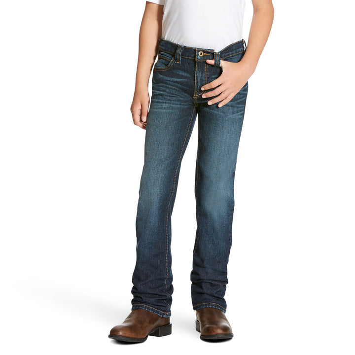 Ariat Boys B5 Slim Stretch Legacy Stackable Straight Leg Jeans