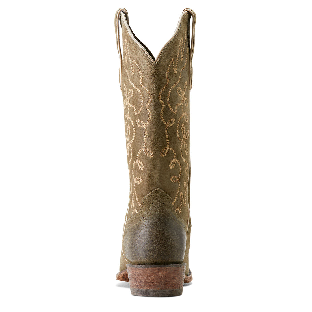 Ariat Womens Jukebox Olive Suede Boots