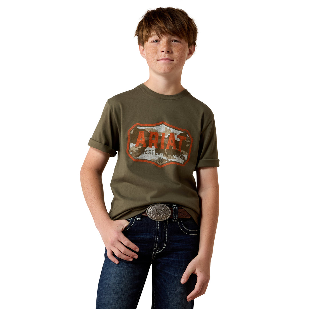Ariat Boys Wild Creek Camo T-Shirt