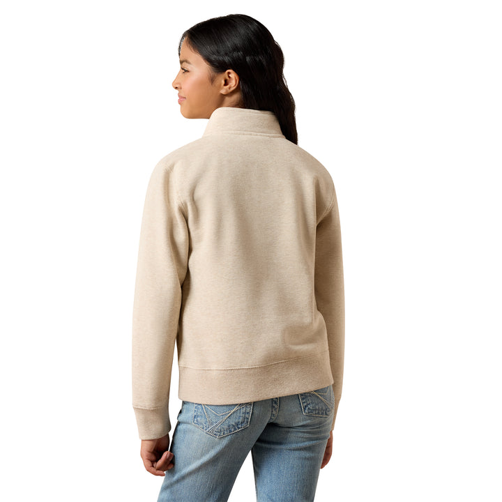 Ariat Girls Running Wild 1/4 Zip Sweatshirt
