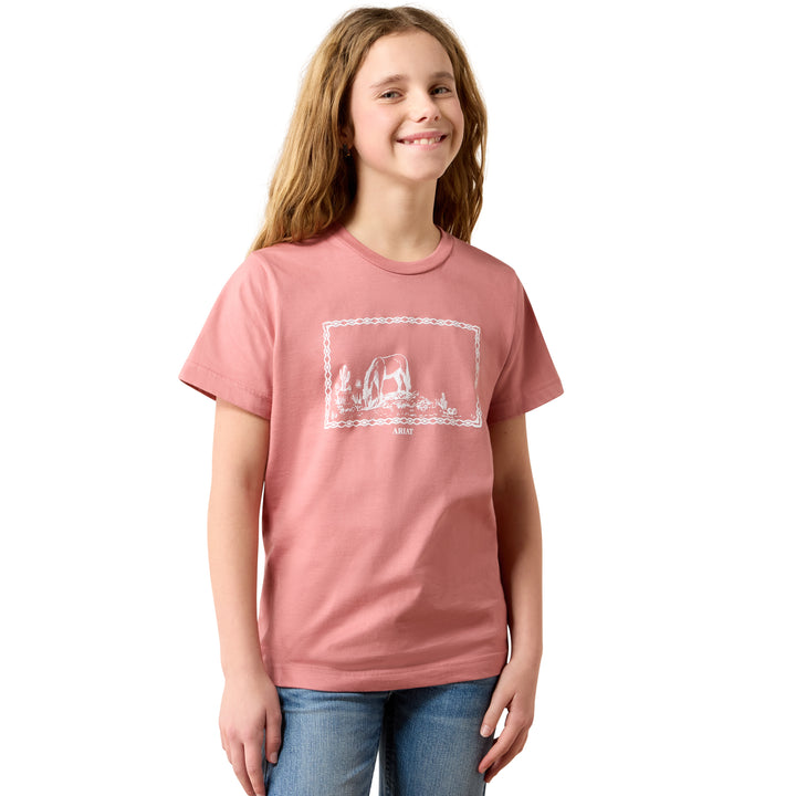 Ariat Girls Horse Frame T-Shirt
