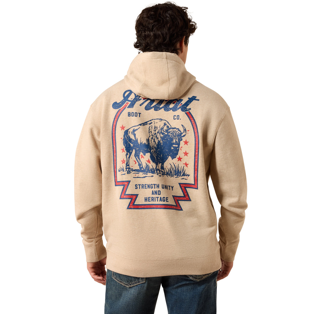 Ariat Mens Tan Bin Archer Hoodieso