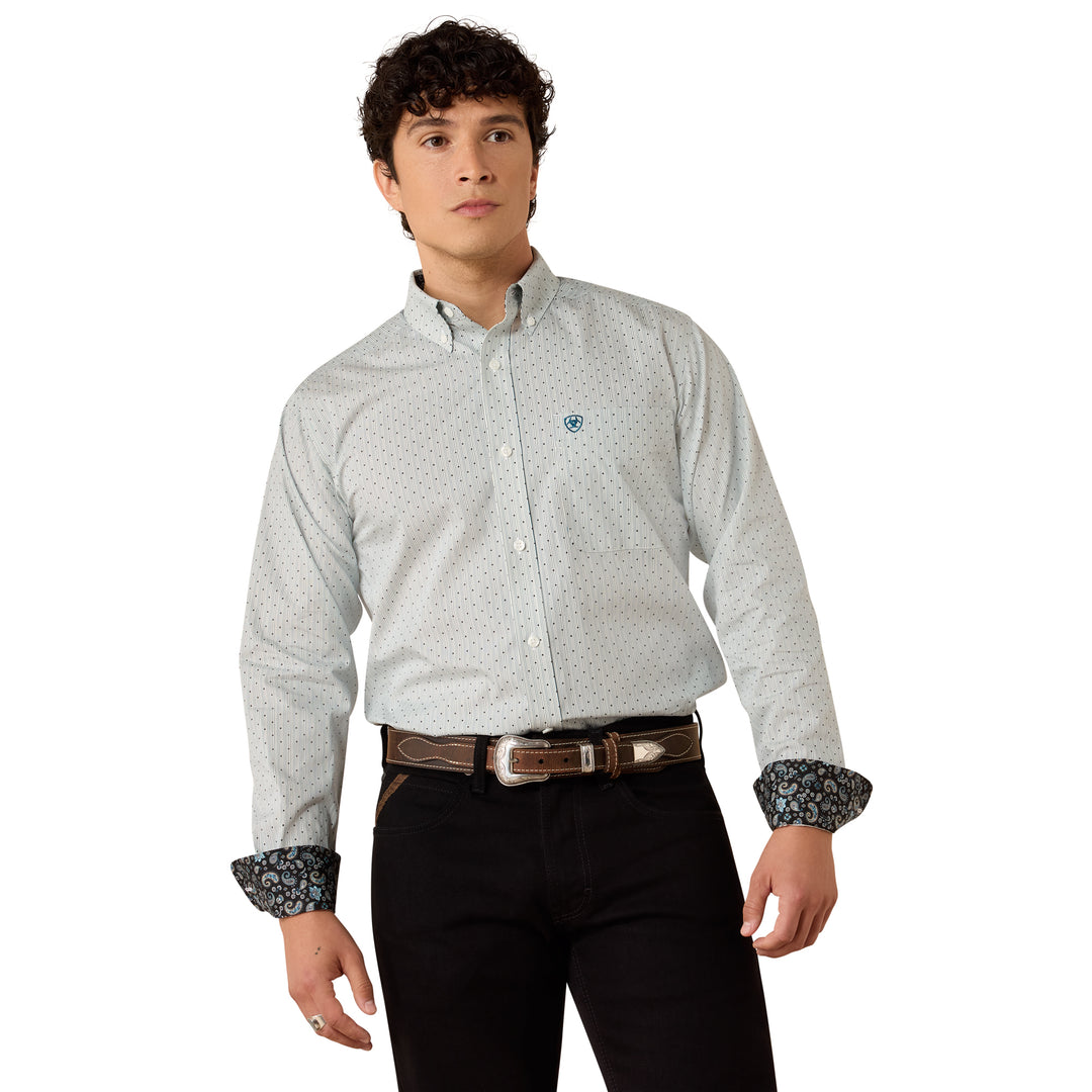 Ariat Mens Wrinkle Free Bryton Fitted Shirt